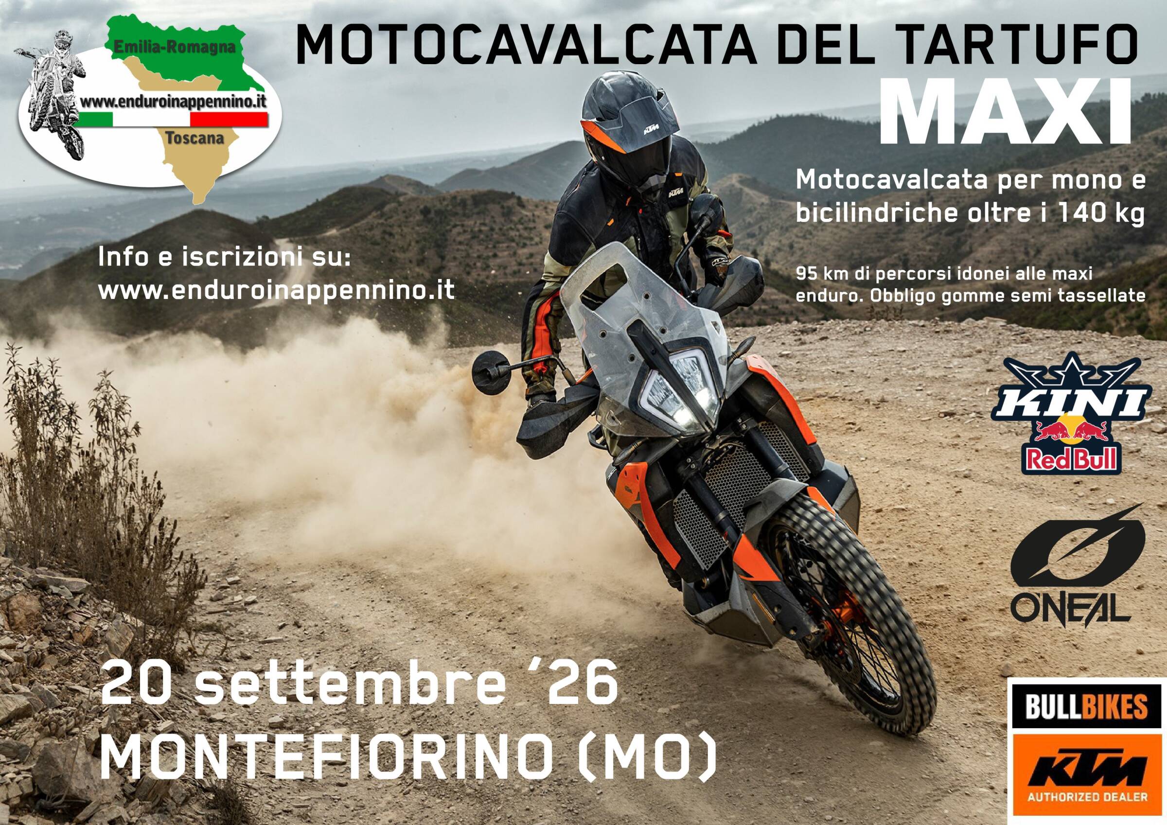 La classica Motocavalcata del Tartufo diventa MAXI